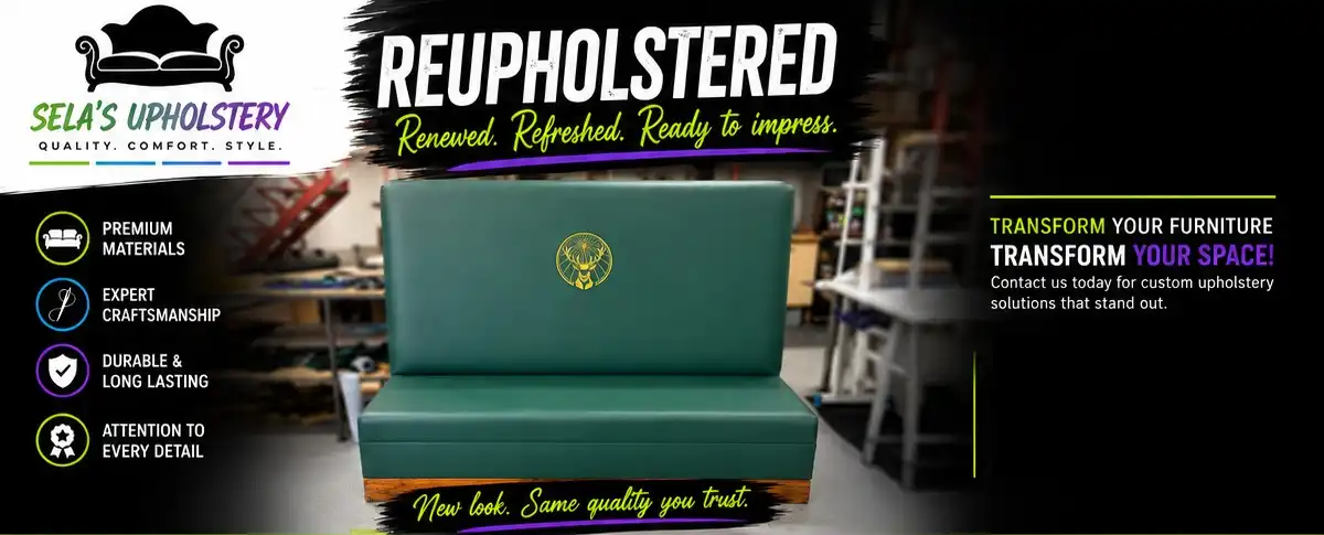 Reupholstered